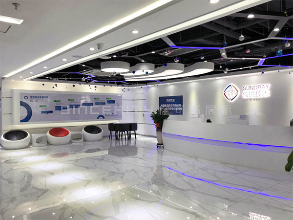 信銳科技展廳設(shè)計(jì)現(xiàn)場(chǎng)圖